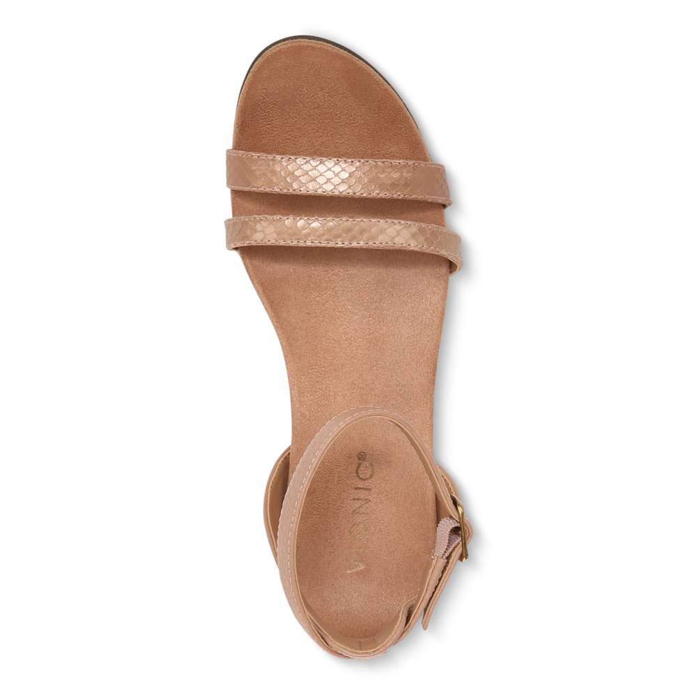Orlanda Wedge Sandal - Macaroon Pearl Snake - Image 4
