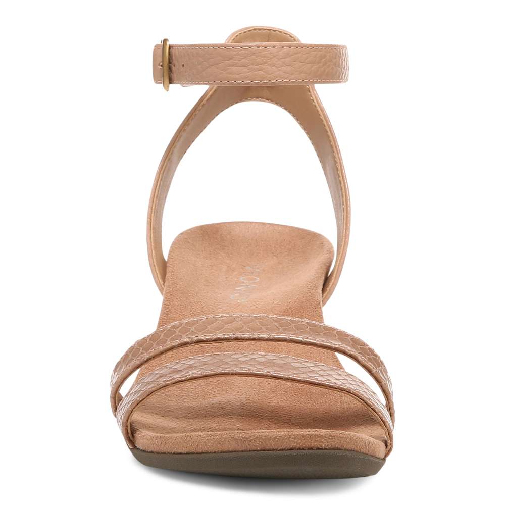 Orlanda Wedge Sandal - Macaroon Pearl Snake - Image 5