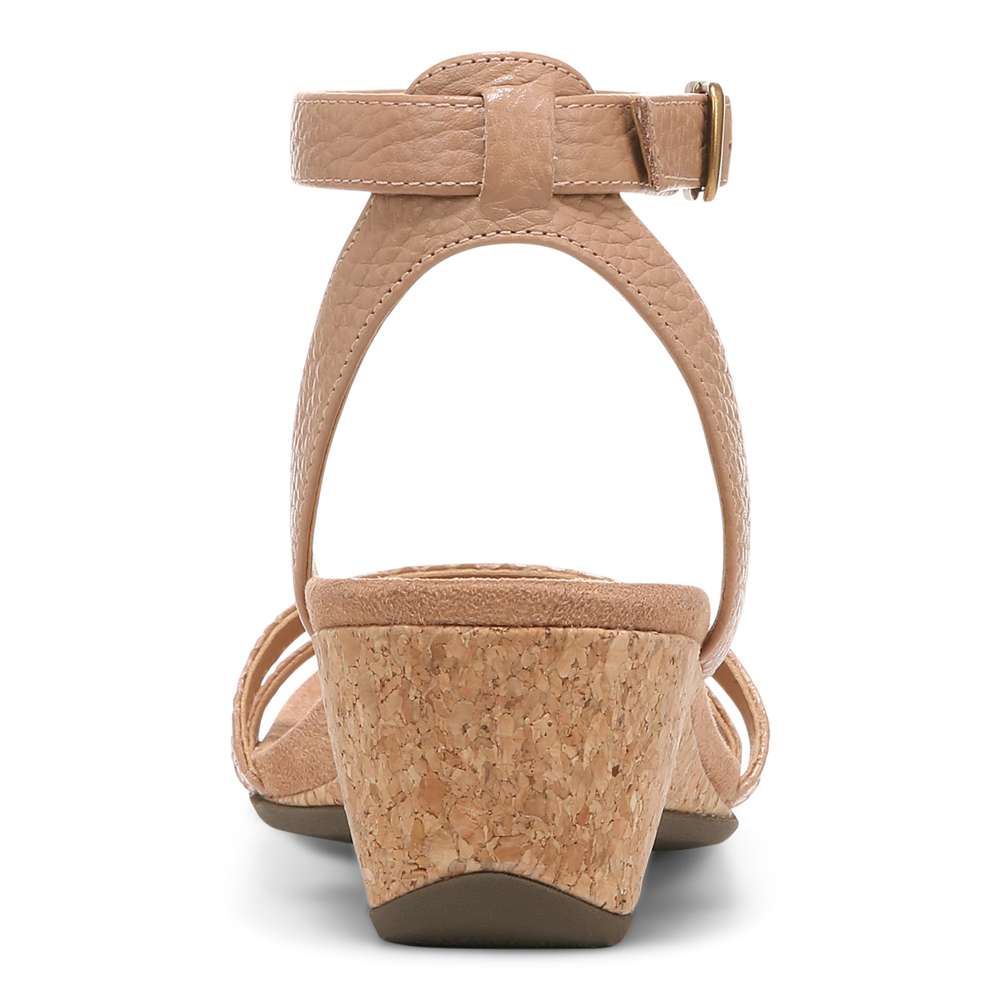 Orlanda Wedge Sandal - Macaroon Pearl Snake - Image 9