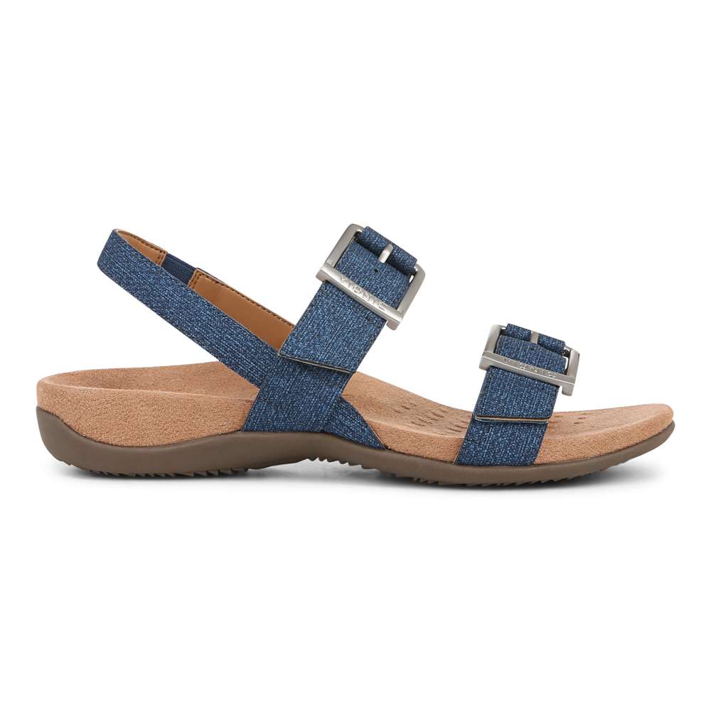 Reese Back Strap Sandal - Denim - Image 2