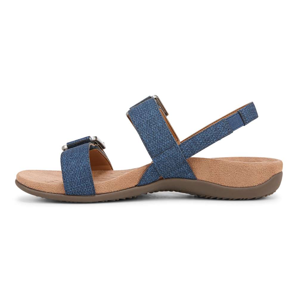 Reese Back Strap Sandal - Denim - Image 3