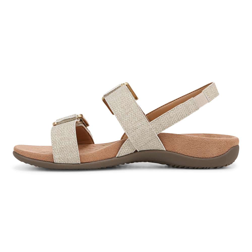 Reese Back Strap Sandal - Oatmeal - Image 3