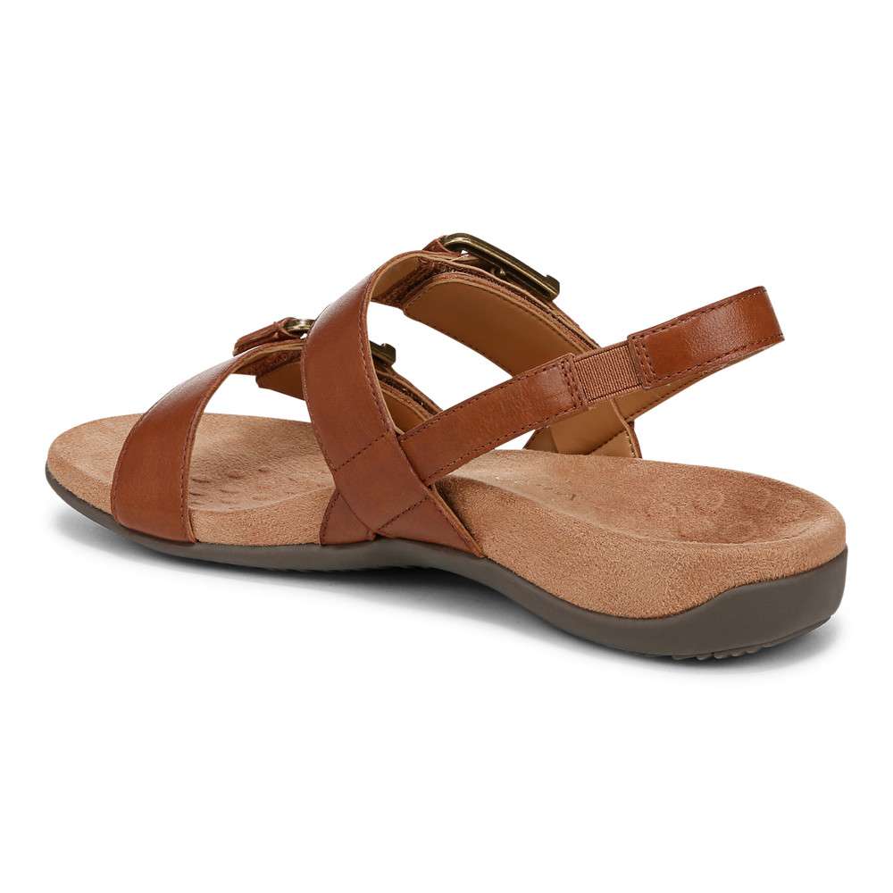 Reese Back Strap Sandal - Tan - Image 11