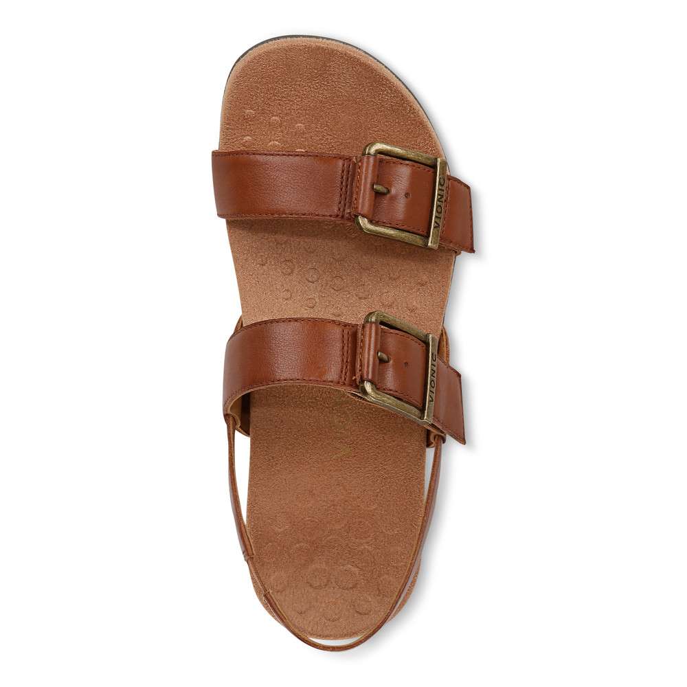 Reese Back Strap Sandal - Tan - Image 4