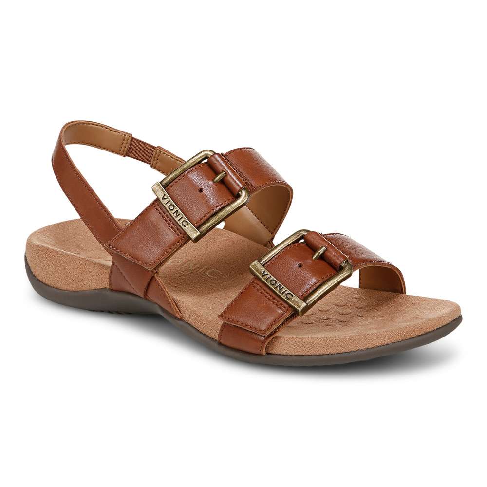 Reese Back Strap Sandal - Tan - Image 12