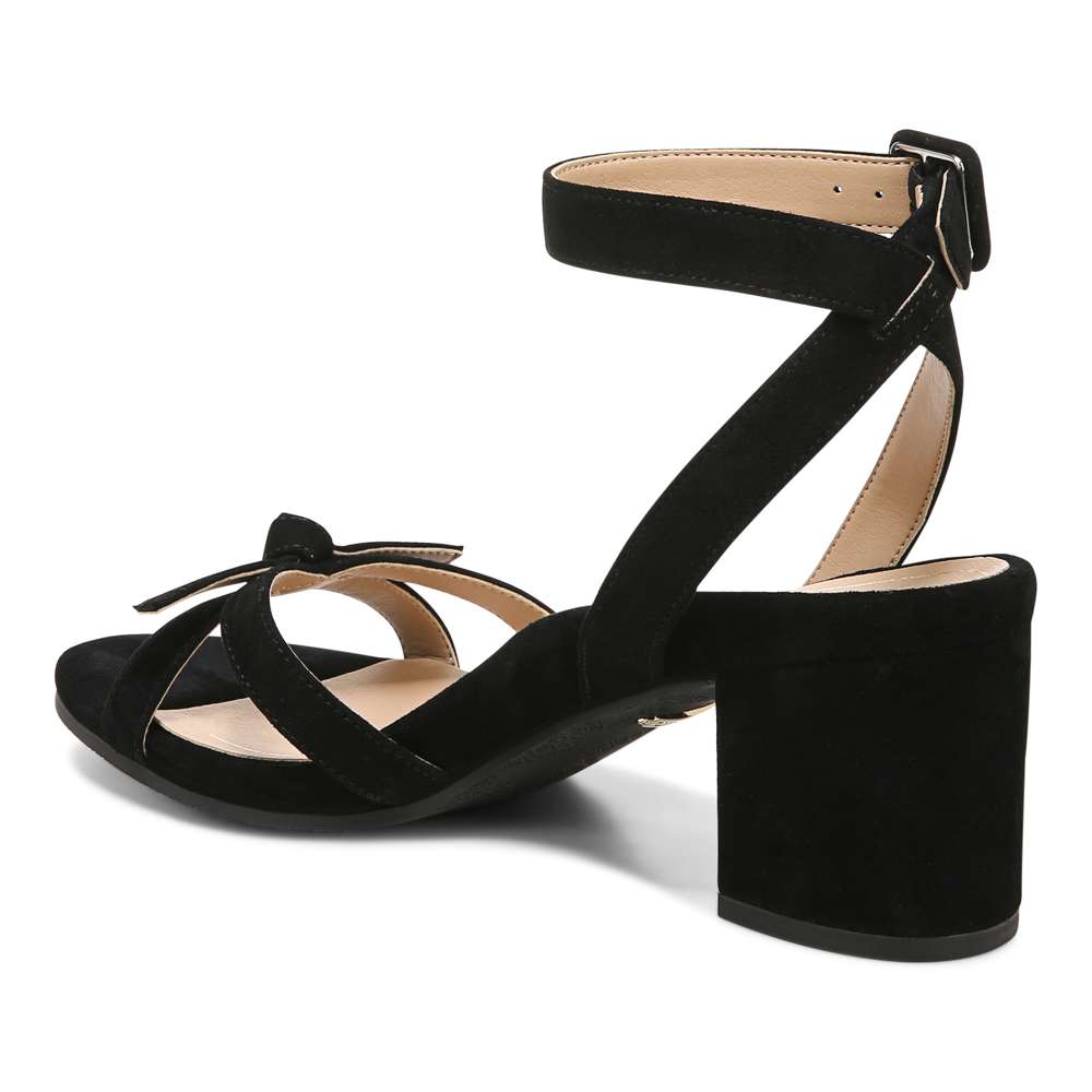 Rosabel Heeled Sandal - Black Suede - Image 6