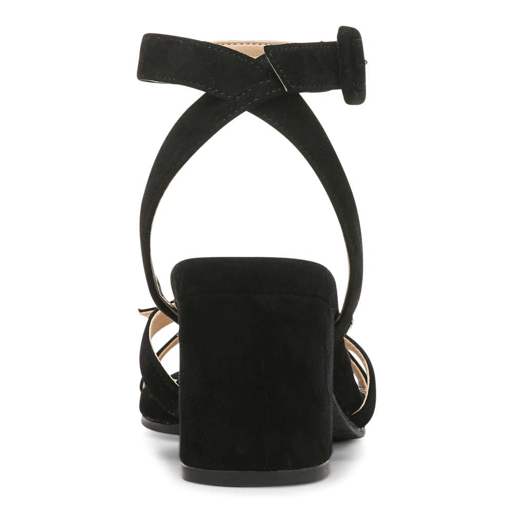 Rosabel Heeled Sandal - Black Suede - Image 9