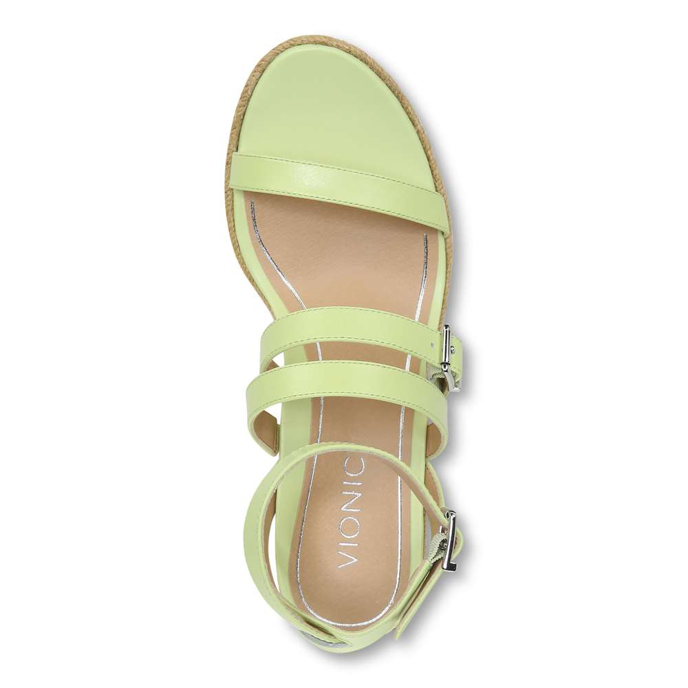 Sabina Wedge - Pale Lime - Image 4