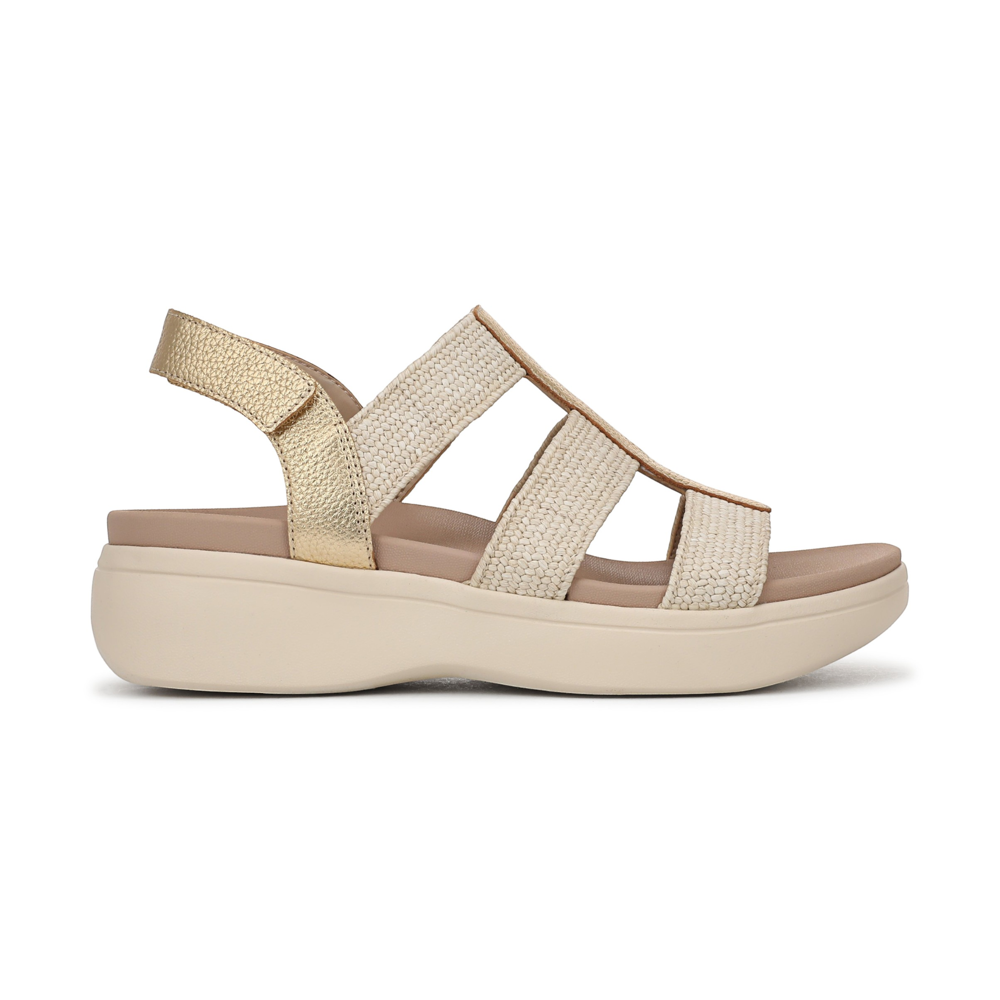 Sabrina Flatform Sandal - Gold Leather - Image 2