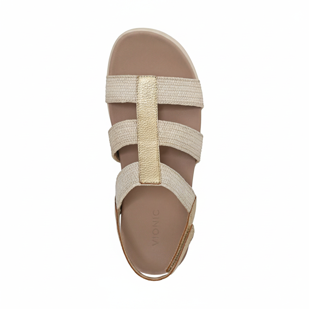 Sabrina Flatform Sandal - Gold Leather - Image 4