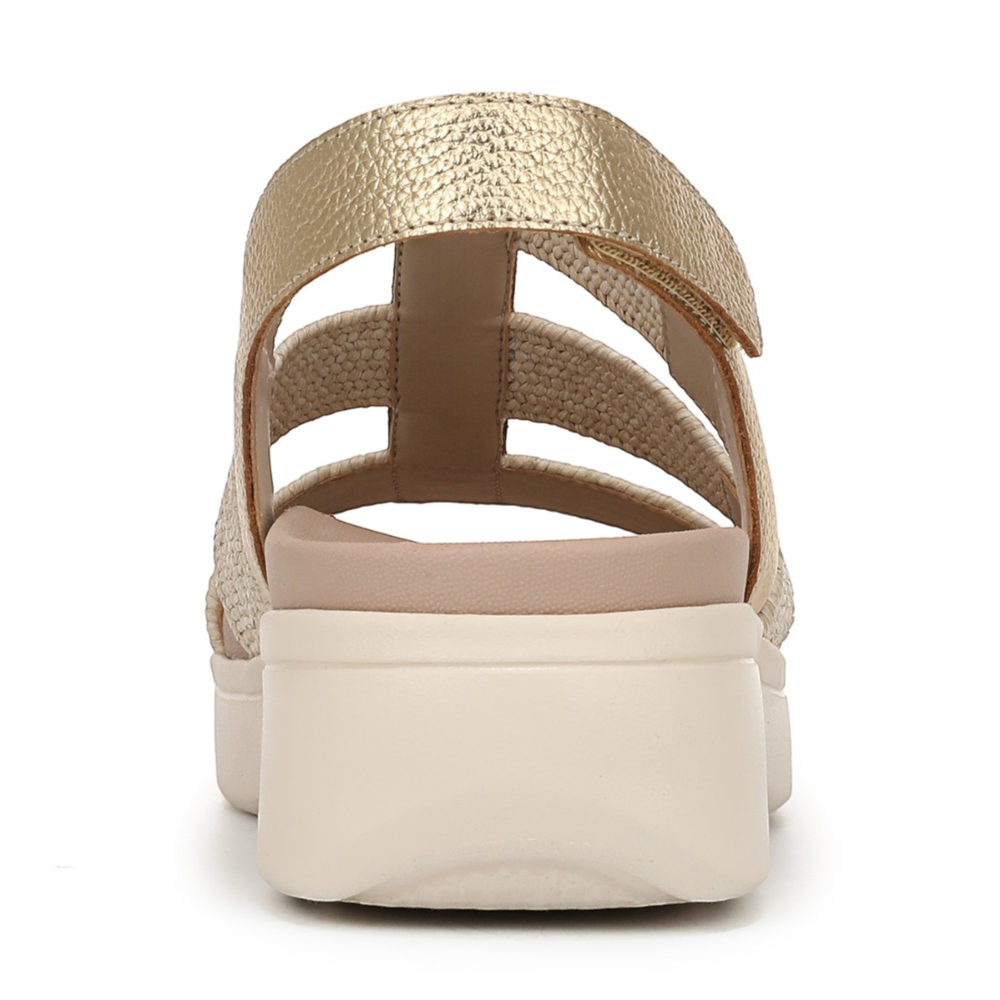 Sabrina Flatform Sandal - Gold Leather - Image 6
