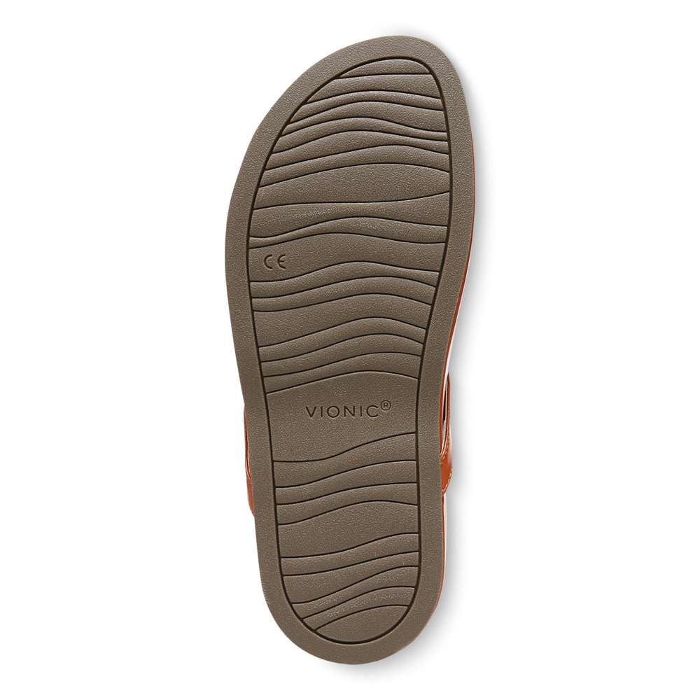 Solari Toe Post Sandal - Clay - Image 7