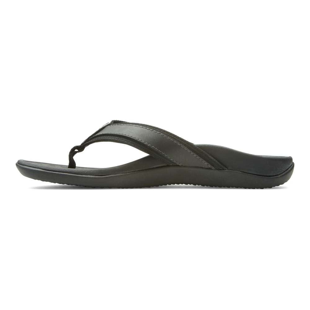 Men's Tide Toe Post Sandal - Black - Image 3
