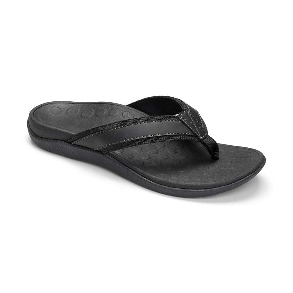 Men's Tide Toe Post Sandal - Black - Image 10