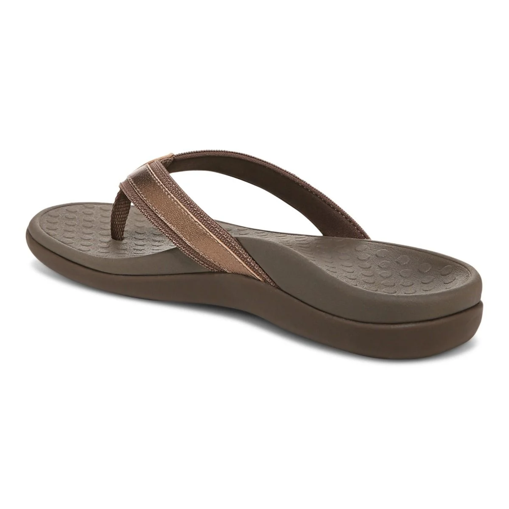 Tide Women's Toe Post Sandal - Bronze Metallic - Image 3