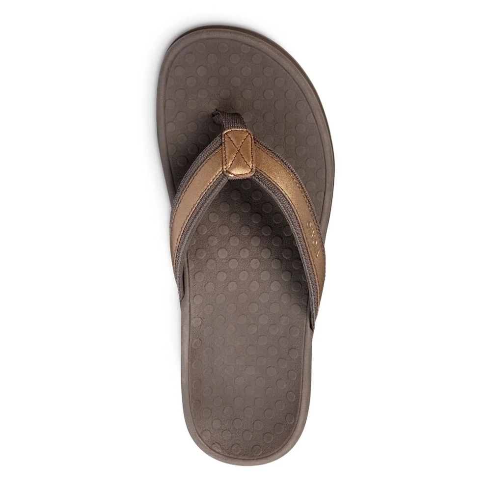 Tide Women's Toe Post Sandal - Bronze Metallic - Image 4