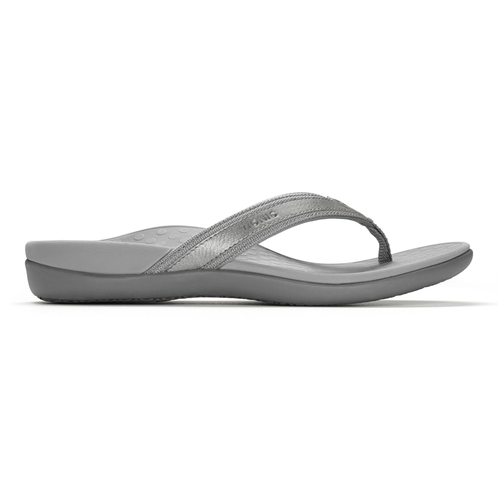 Tide Women's Toe Post Sandal - Pewter - Image 2