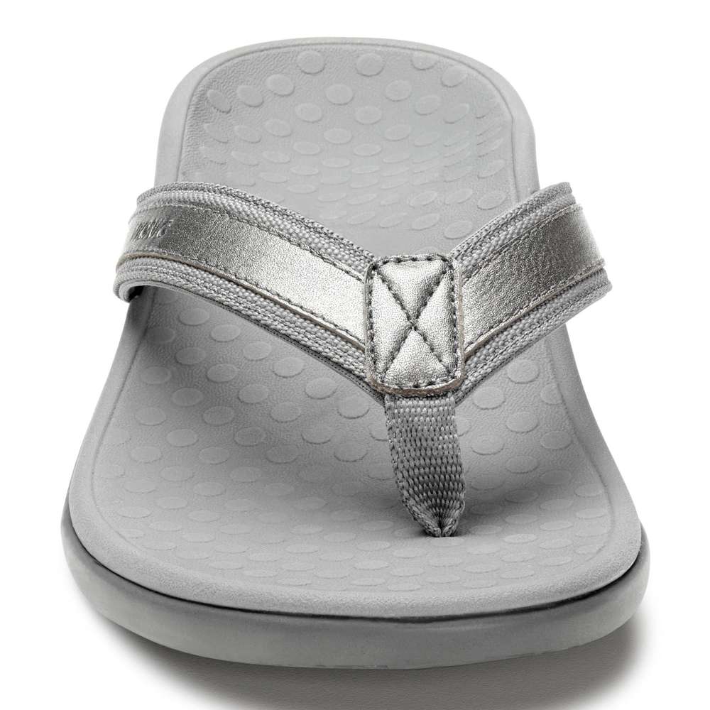 Tide Women's Toe Post Sandal - Pewter - Image 5