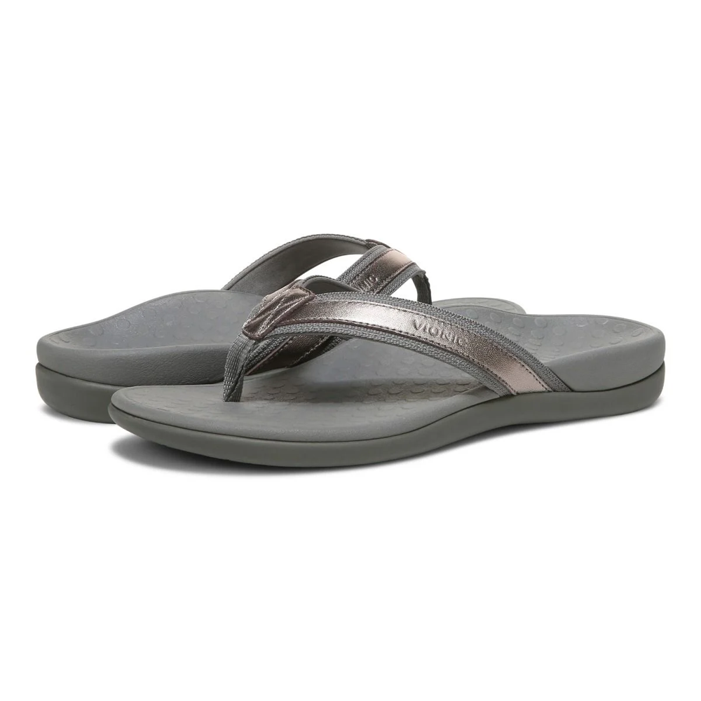 Tide Women's Toe Post Sandal - Pewter - Image 7