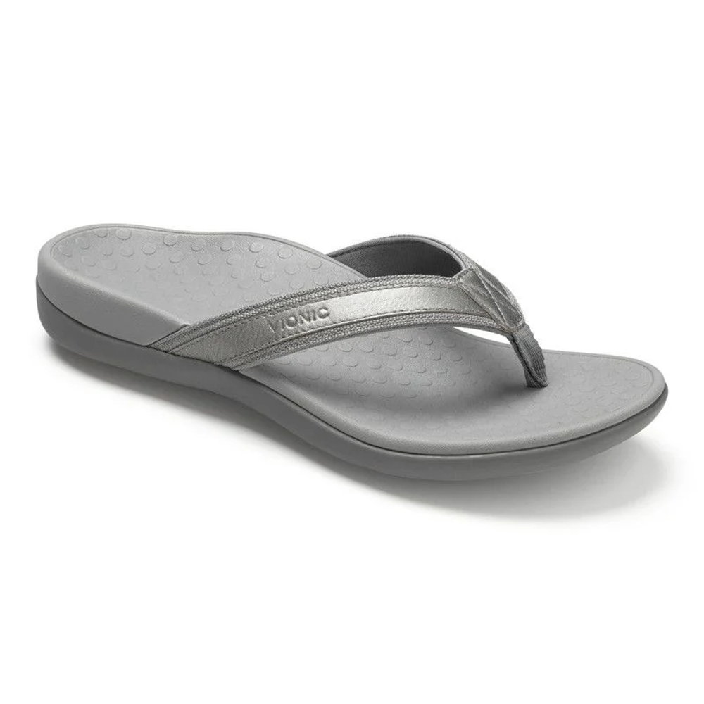 Tide Women's Toe Post Sandal - Pewter - Image 9