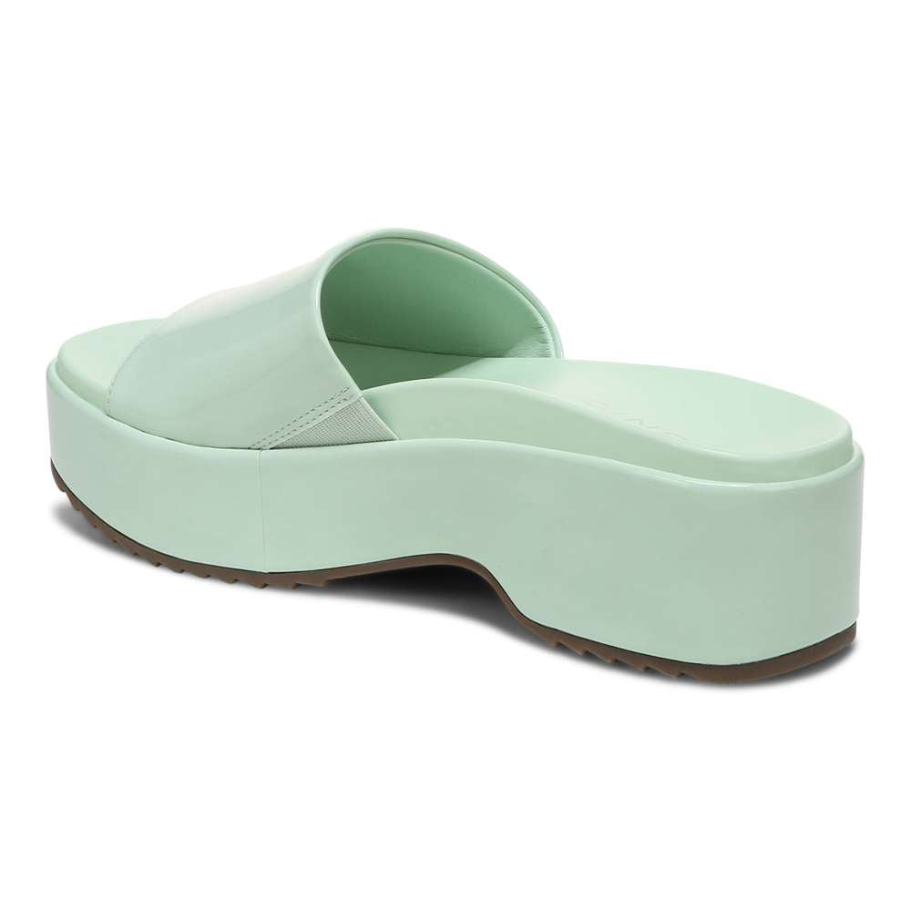 Trista Flatform Slide - Menta Patent - Image 6