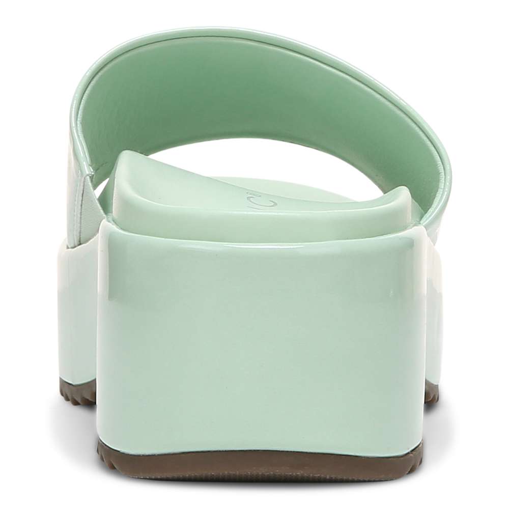 Trista Flatform Slide - Menta Patent - Image 9