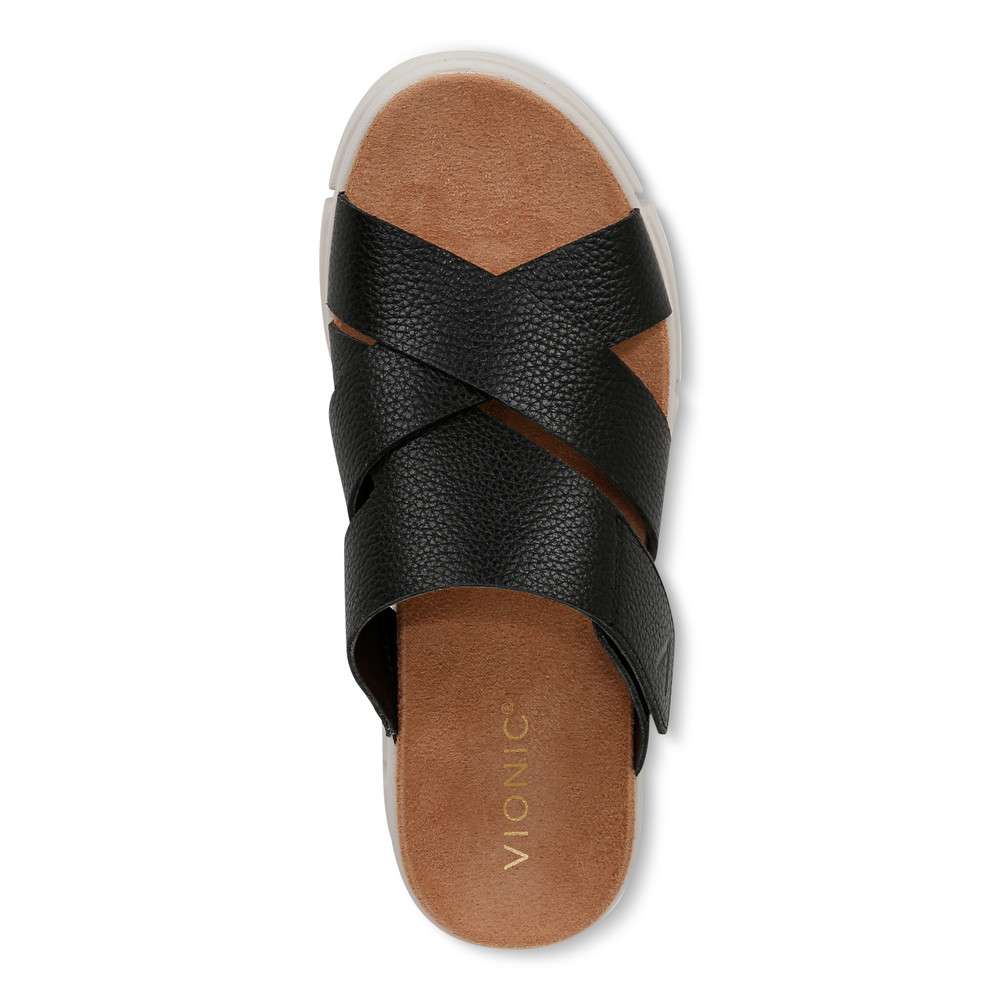 Uptown Sunset Wedge - Black Tumbled - Image 4