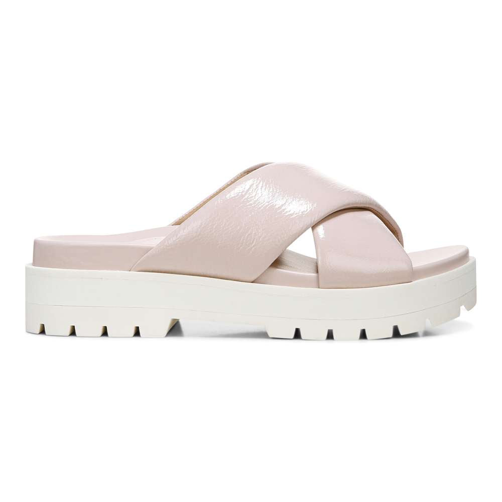 Vesta Flatform Lug Sandal - Peony - Image 2
