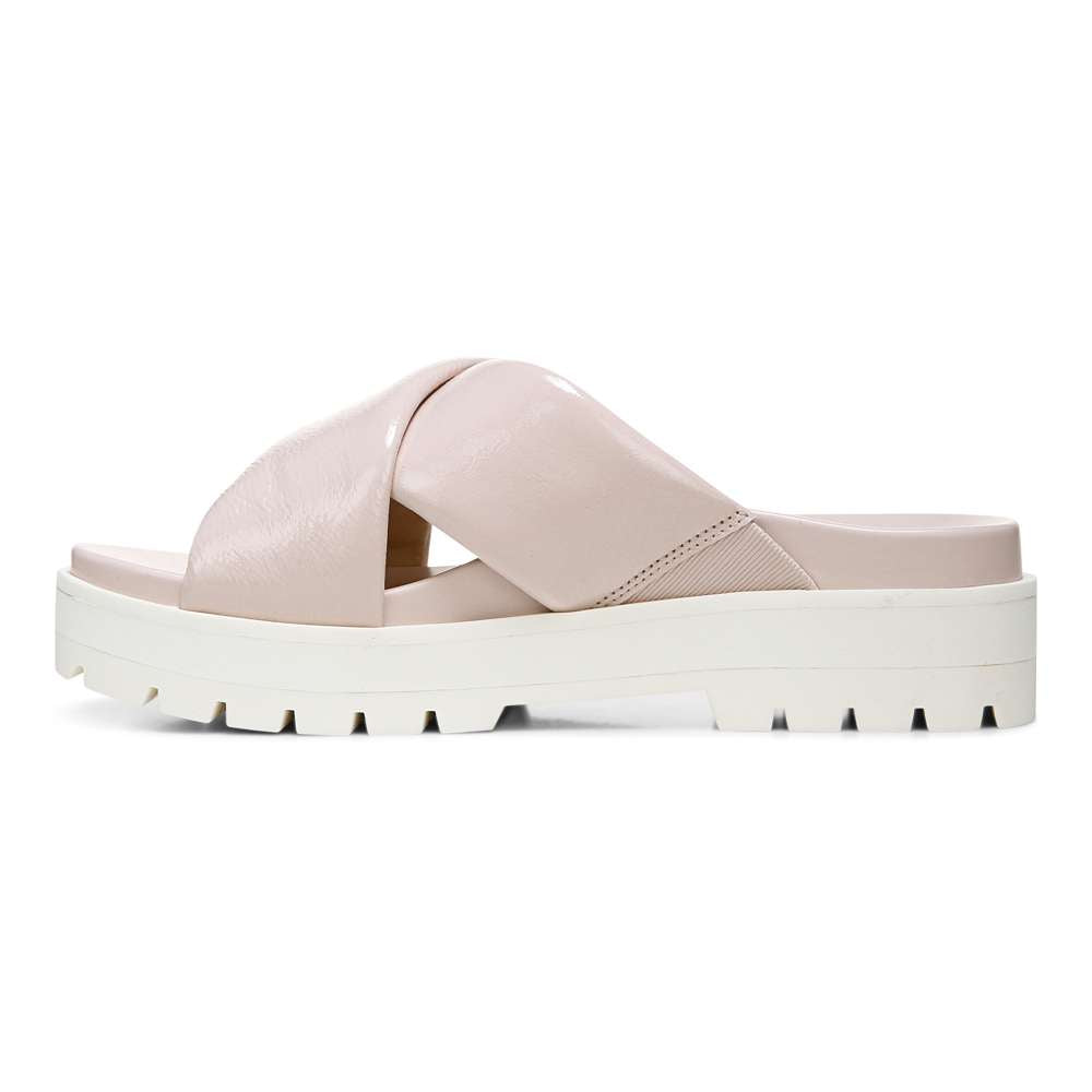 Vesta Flatform Lug Sandal - Peony - Image 3