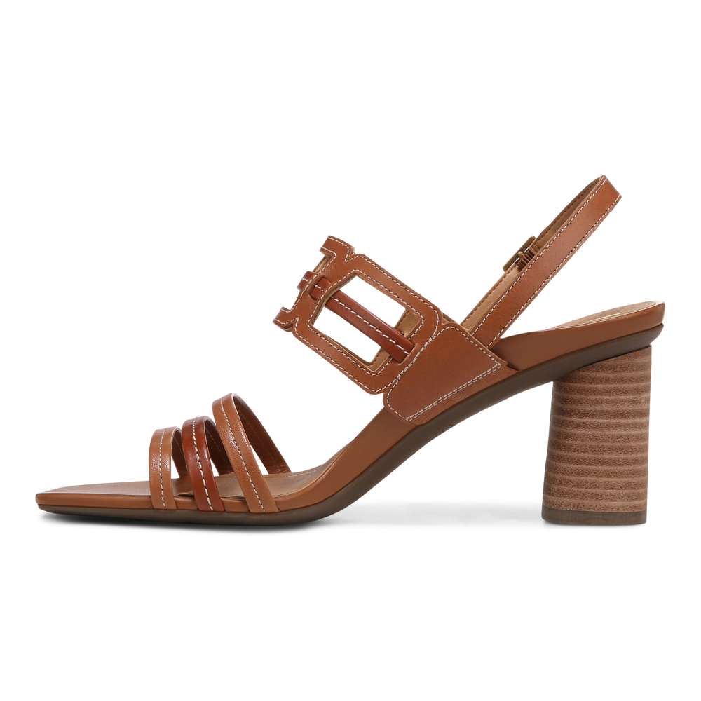 Zaphira Heeled Sandal - Tan - Image 3
