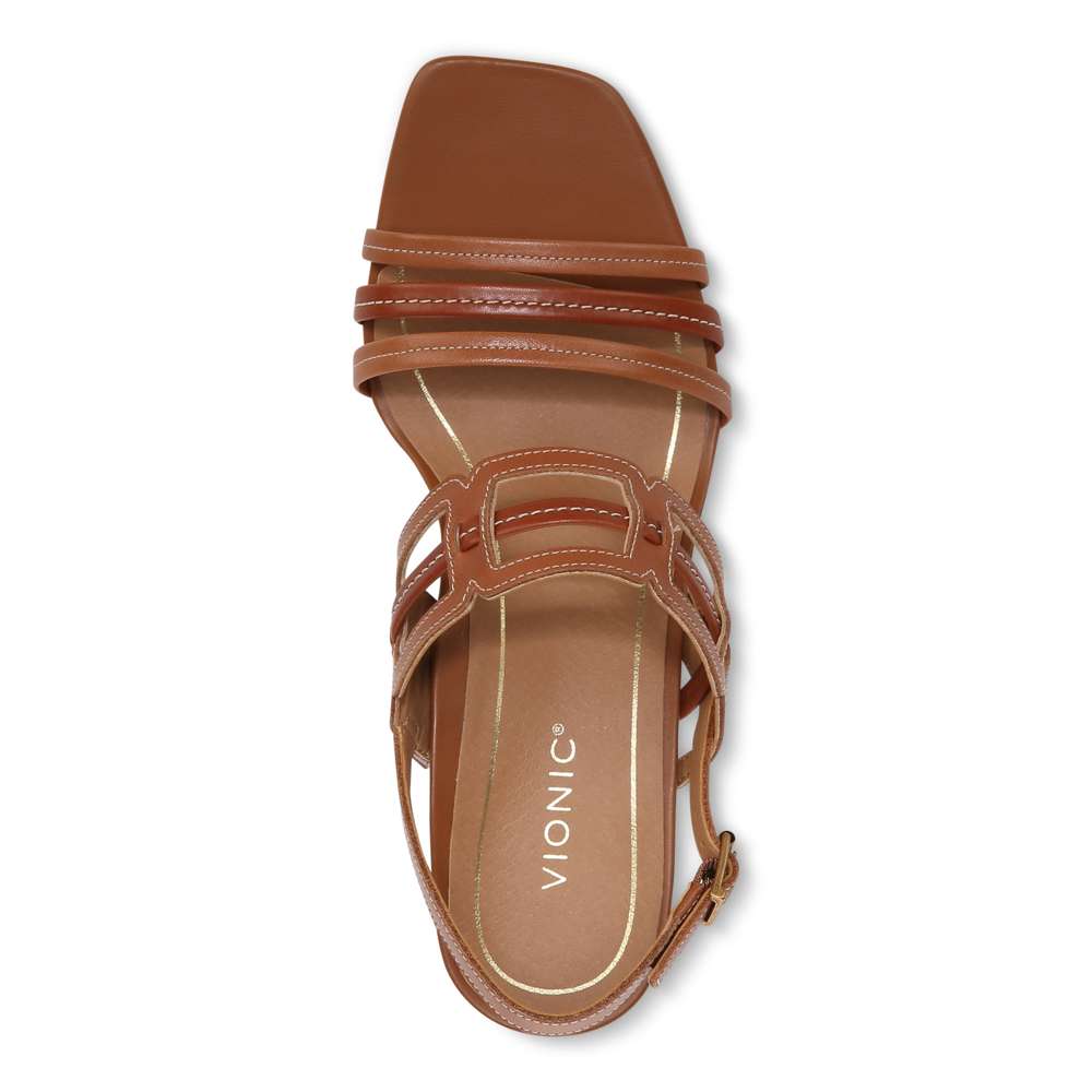 Zaphira Heeled Sandal - Tan - Image 4
