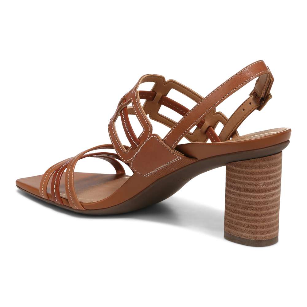 Zaphira Heeled Sandal - Tan - Image 6