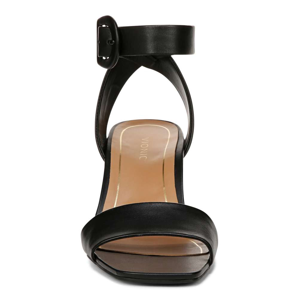 Zinfandel Block Heel Sandal - Black - Image 5