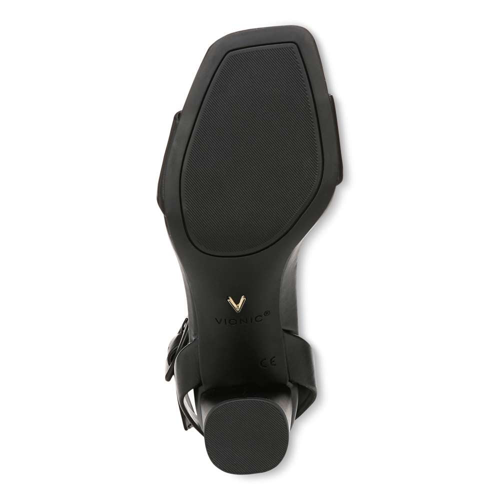 Zinfandel Block Heel Sandal - Black - Image 7