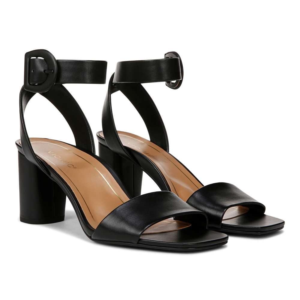 Zinfandel Block Heel Sandal - Black - Image 8