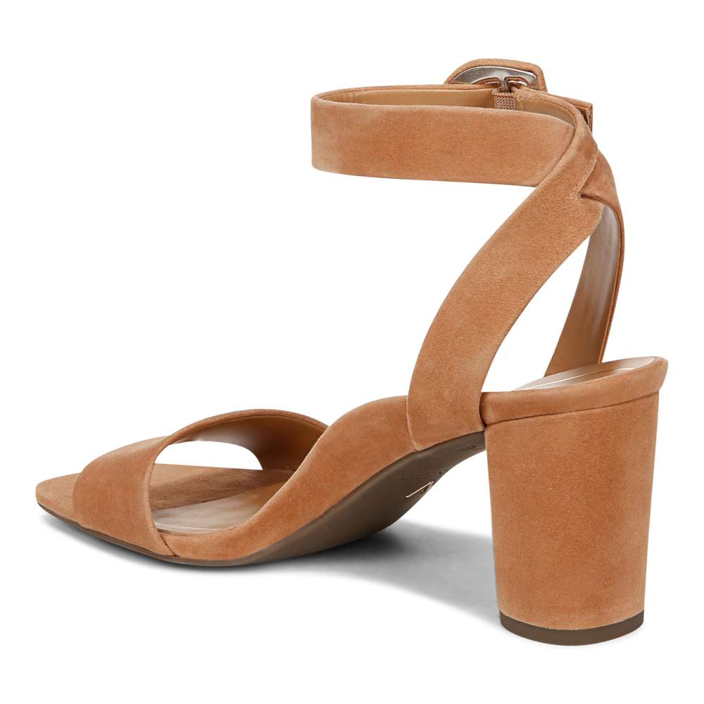 Zinfandel Block Heel Sandal - Camel - Image 6