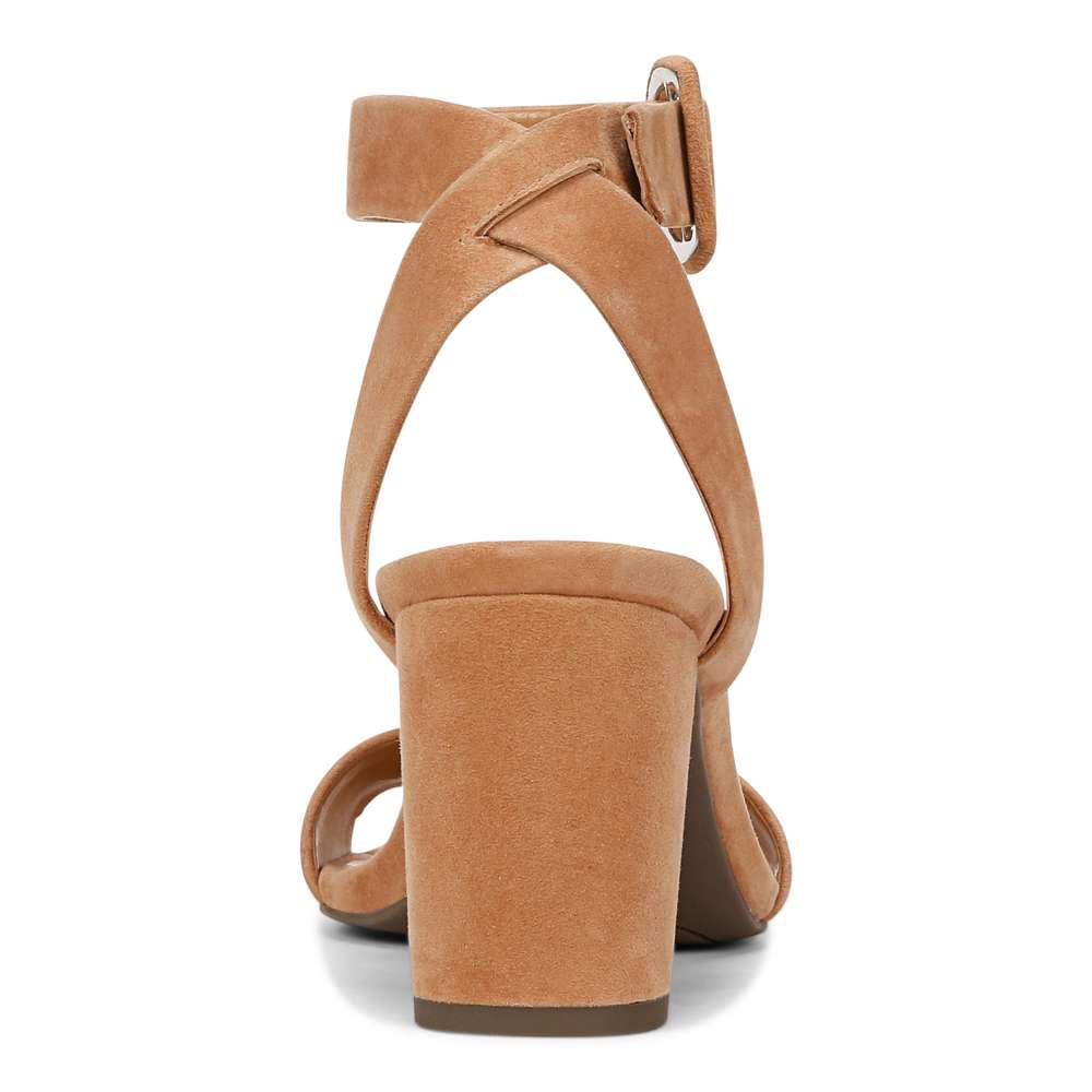 Zinfandel Block Heel Sandal - Camel - Image 10